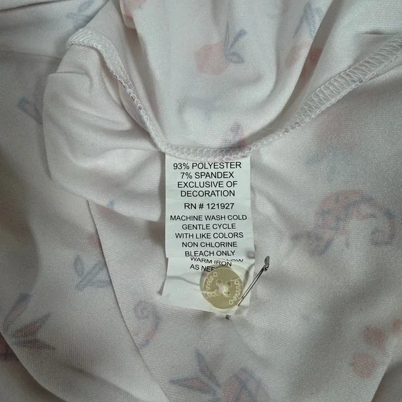 Johnnie-O Flynn Mens M White Chameleon Pineapple Mid Pines Golf Polo JMPO5700 - Picture 6 of 7